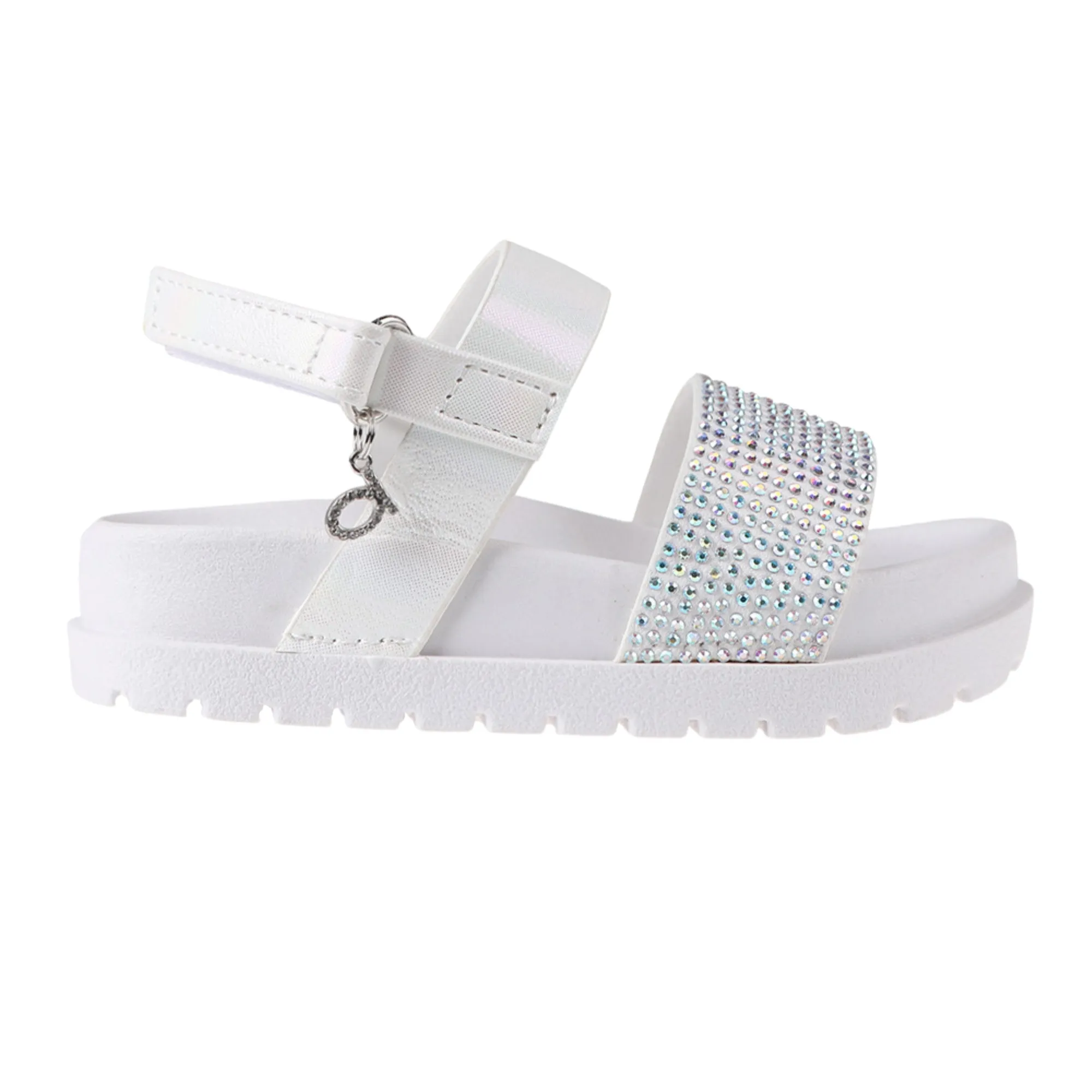 bebe Girls' Sandals - Cute and Sparkly Toddler Girls' Summer Shoes, Perfect Beach Sandals for Toddlers