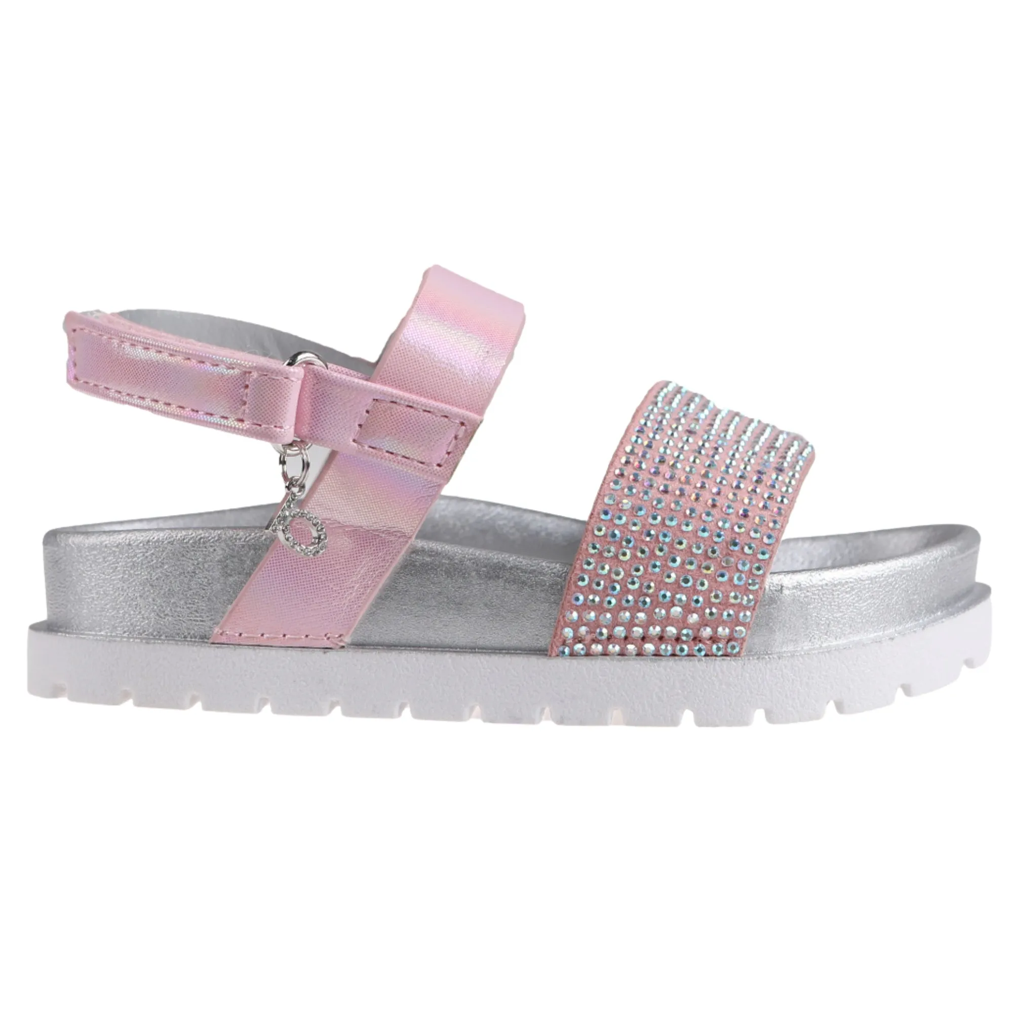 bebe Girls' Sandals - Cute and Sparkly Toddler Girls' Summer Shoes, Perfect Beach Sandals for Toddlers