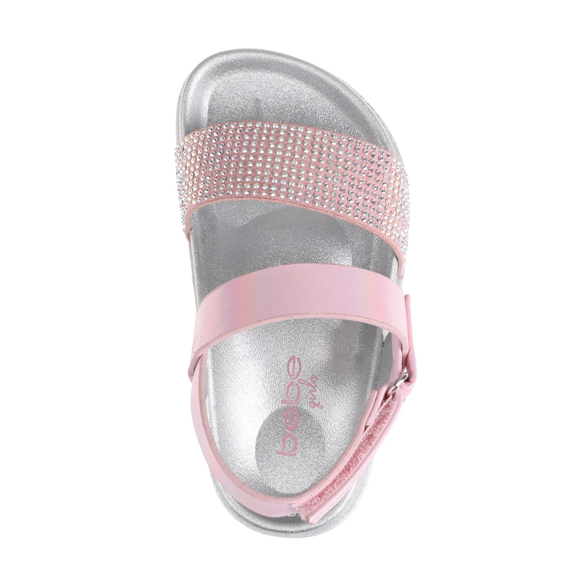 bebe Girls' Sandals - Cute and Sparkly Toddler Girls' Summer Shoes, Perfect Beach Sandals for Toddlers