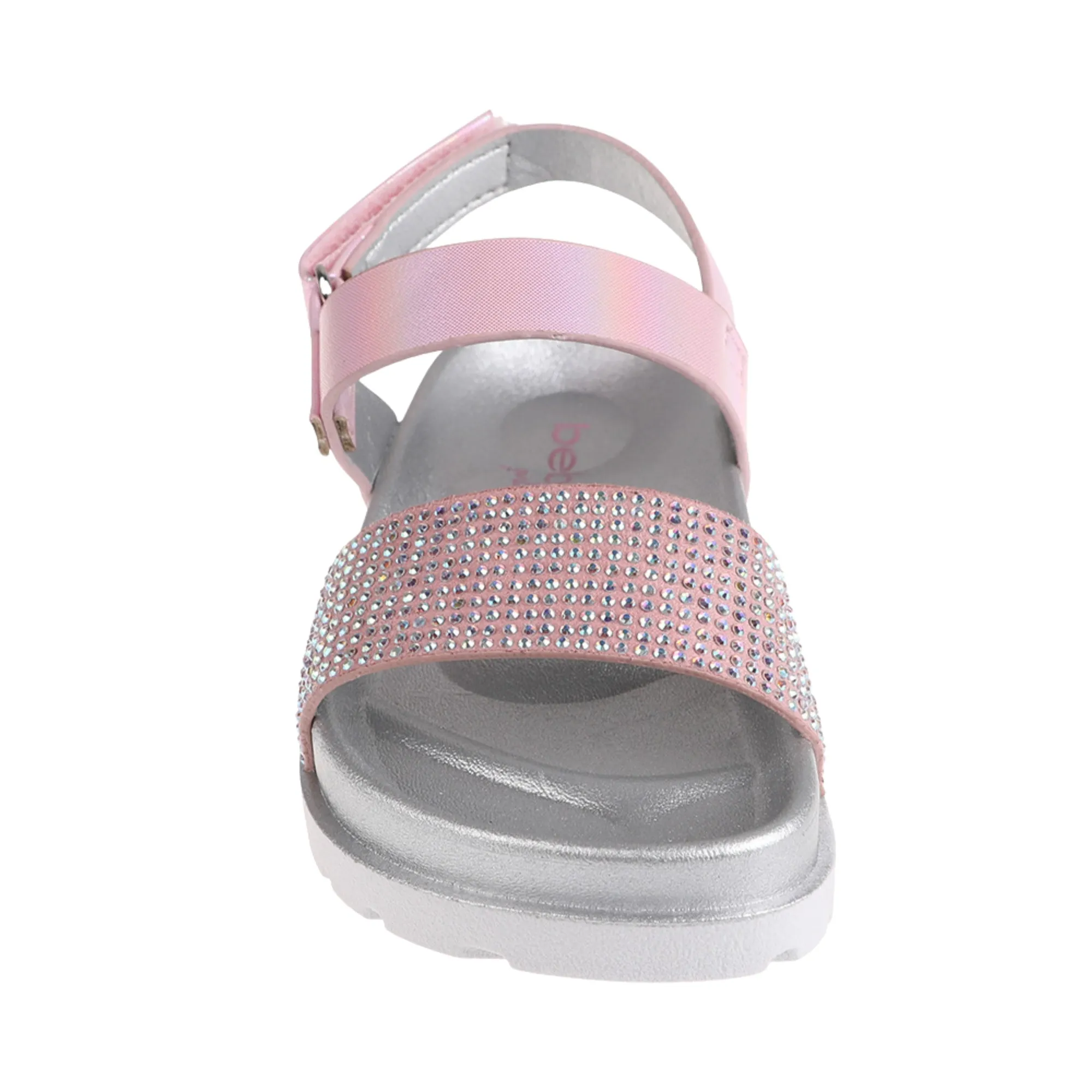 bebe Girls' Sandals - Cute and Sparkly Toddler Girls' Summer Shoes, Perfect Beach Sandals for Toddlers