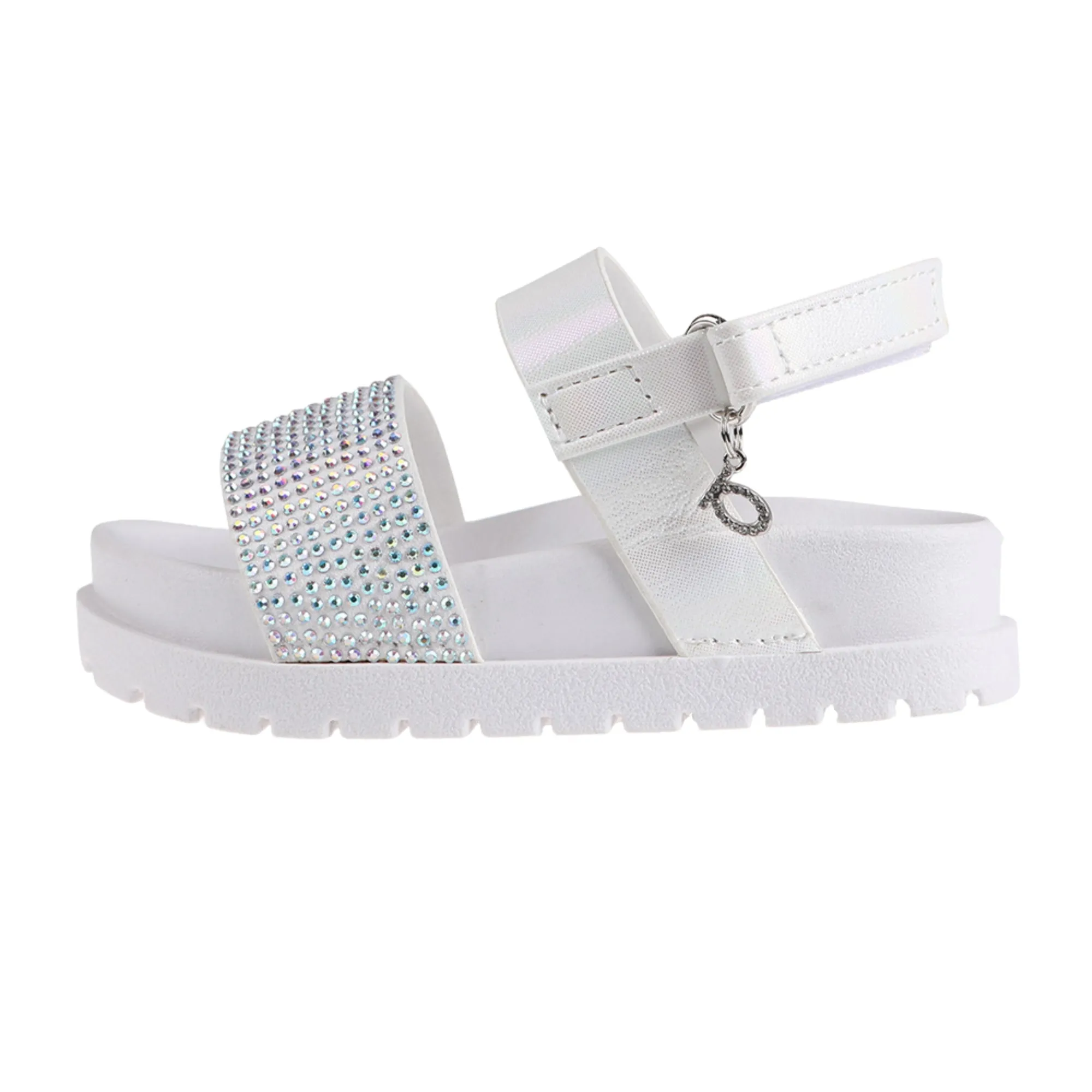 bebe Girls' Sandals - Cute and Sparkly Toddler Girls' Summer Shoes, Perfect Beach Sandals for Toddlers