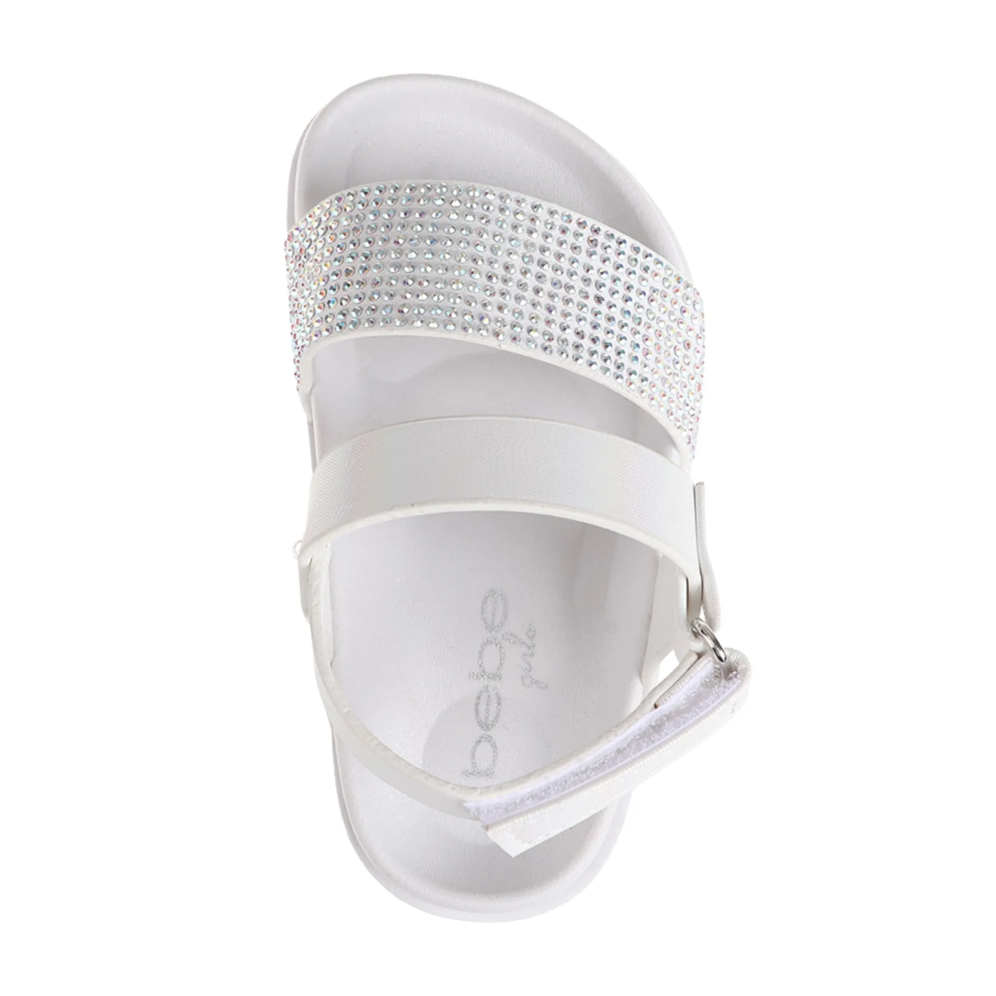 bebe Girls' Sandals - Cute and Sparkly Toddler Girls' Summer Shoes, Perfect Beach Sandals for Toddlers