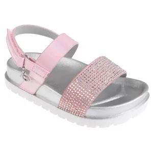bebe Girls' Sandals - Cute and Sparkly Toddler Girls' Summer Shoes, Perfect Beach Sandals for Toddlers