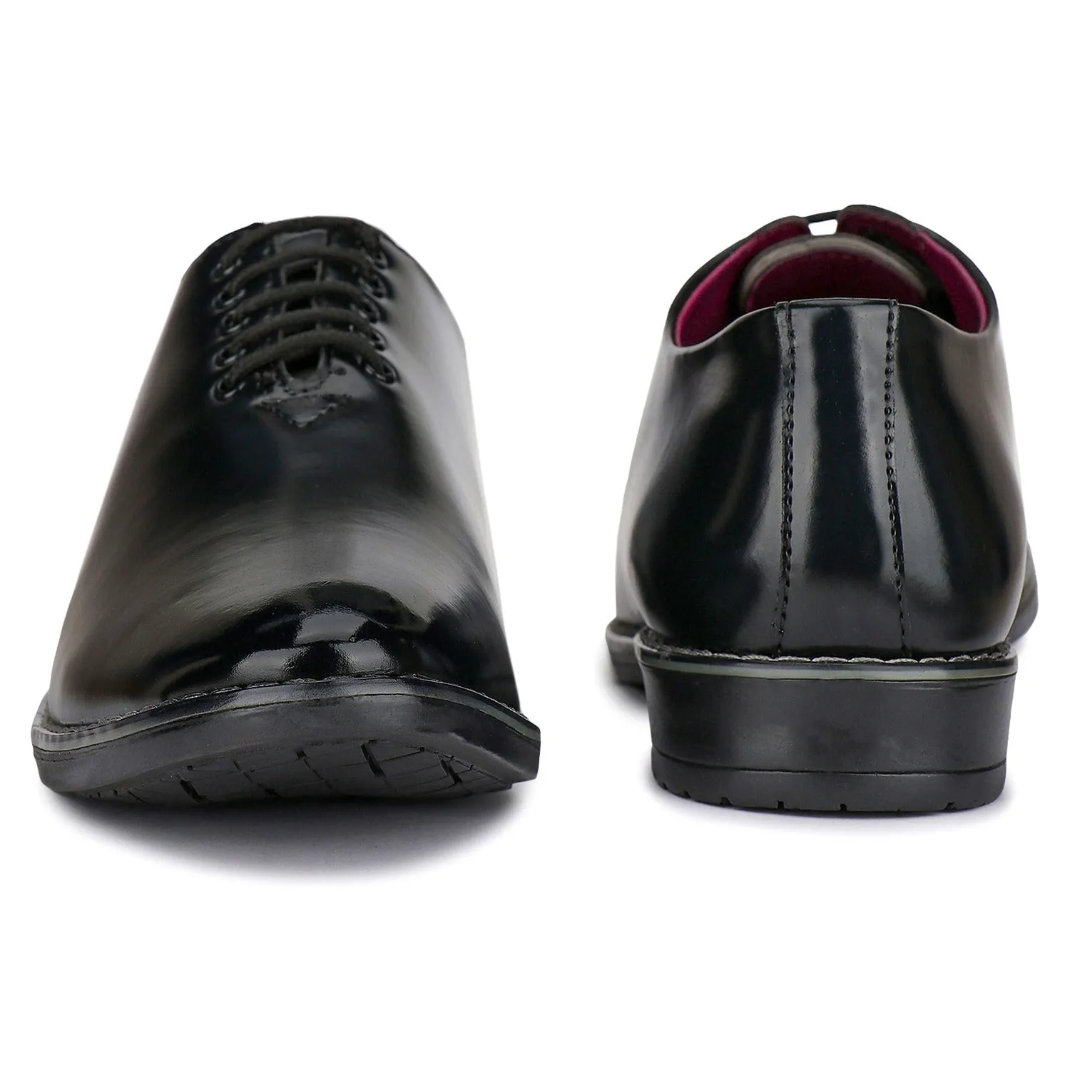 Bersache Comfortable Formal Outdoor Stylish Officewear Partywear Shoes For Men 9101 (Black)