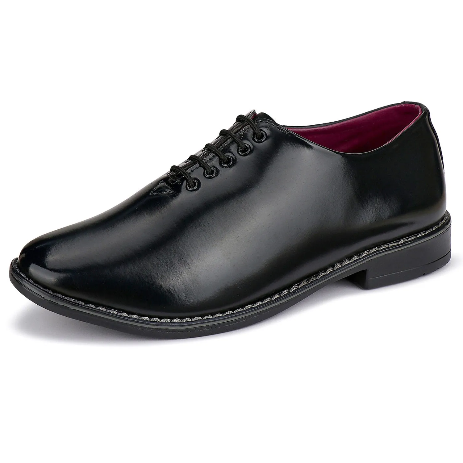 Bersache Comfortable Formal Outdoor Stylish Officewear Partywear Shoes For Men 9101 (Black)