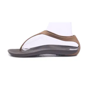 Crocs Flat Sandals Canvas Brown Colour For Women