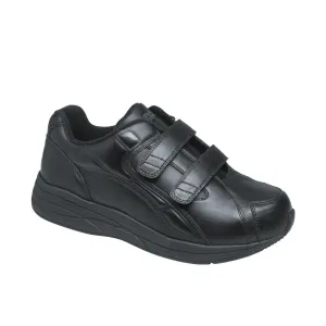 Drew Men's Force Velcro Walking Shoes- Black