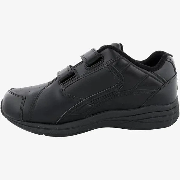 Drew Men's Force Velcro Walking Shoes- Black