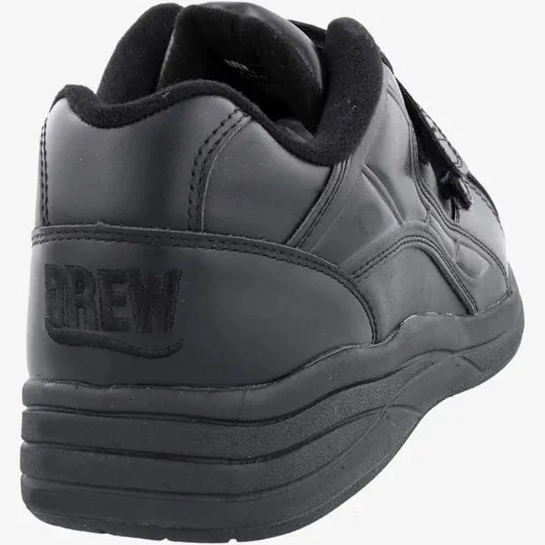 Drew Men's Force Velcro Walking Shoes- Black