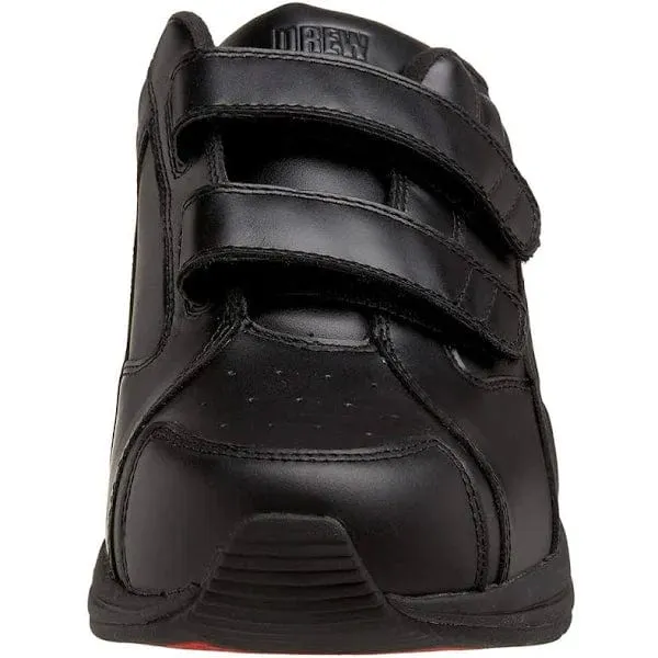 Drew Men's Force Velcro Walking Shoes- Black