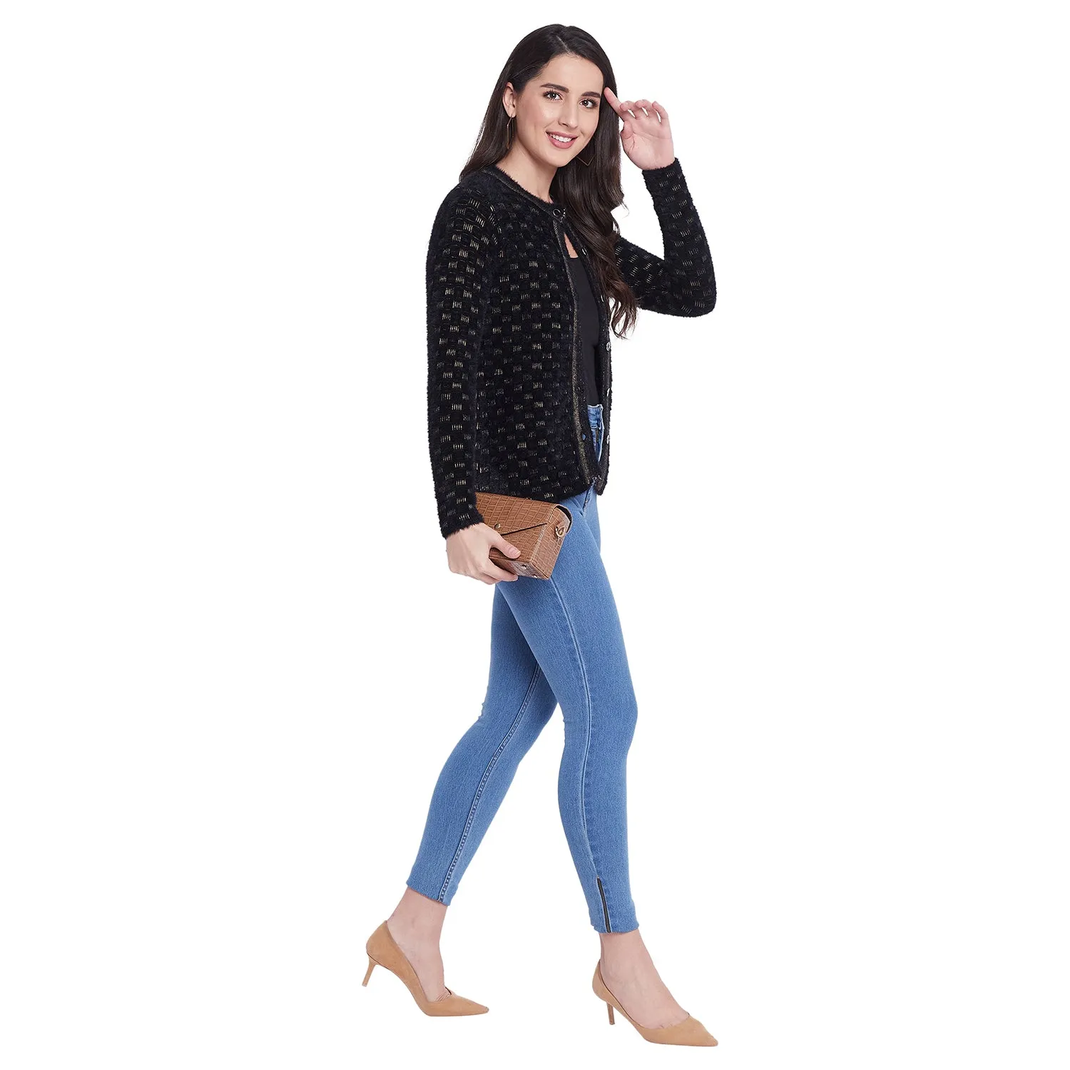 Duke Stardust Women Full Sleeve Cardigan (SDS950)