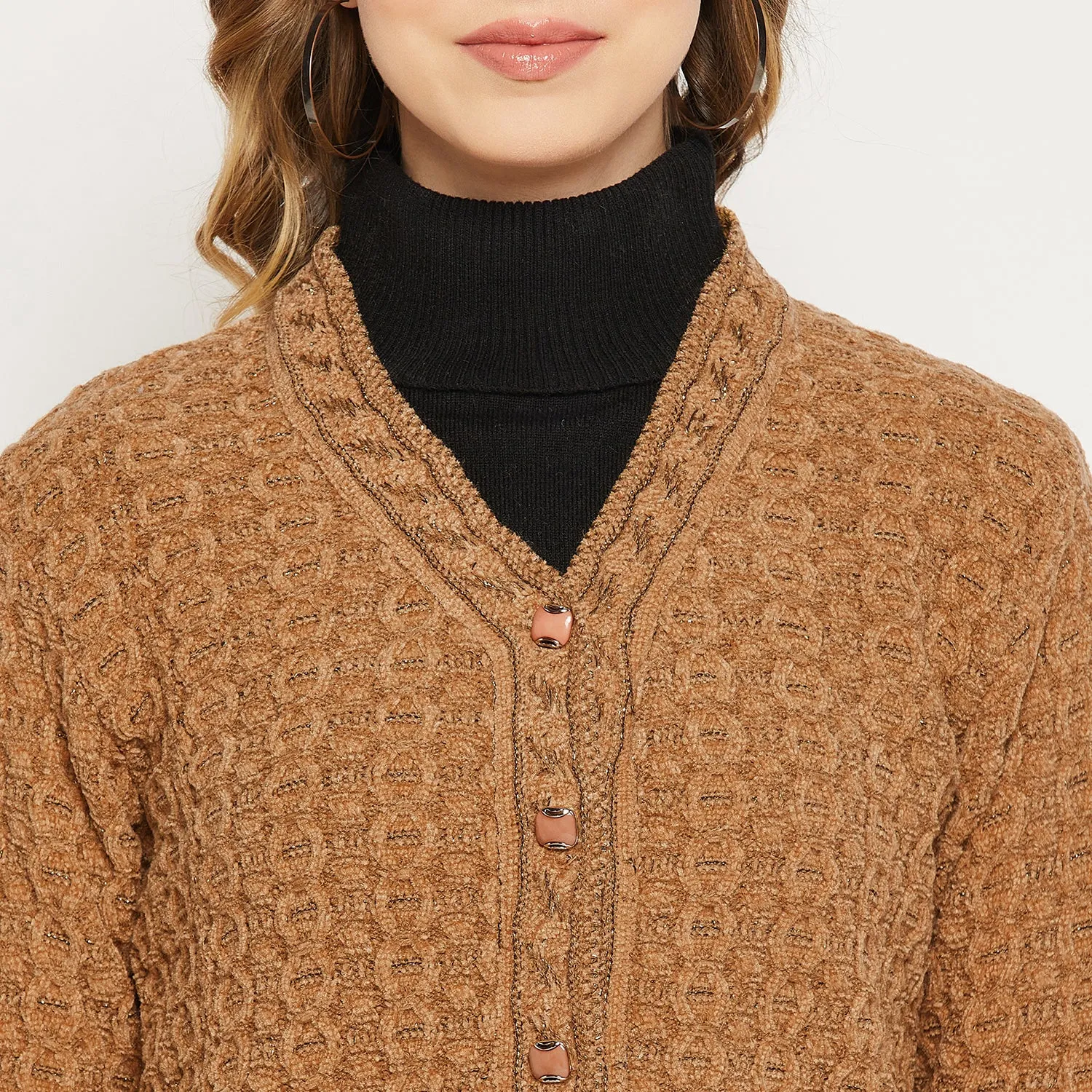 Duke Stardust Women Full Sleeve Cardigan (SDS9722)