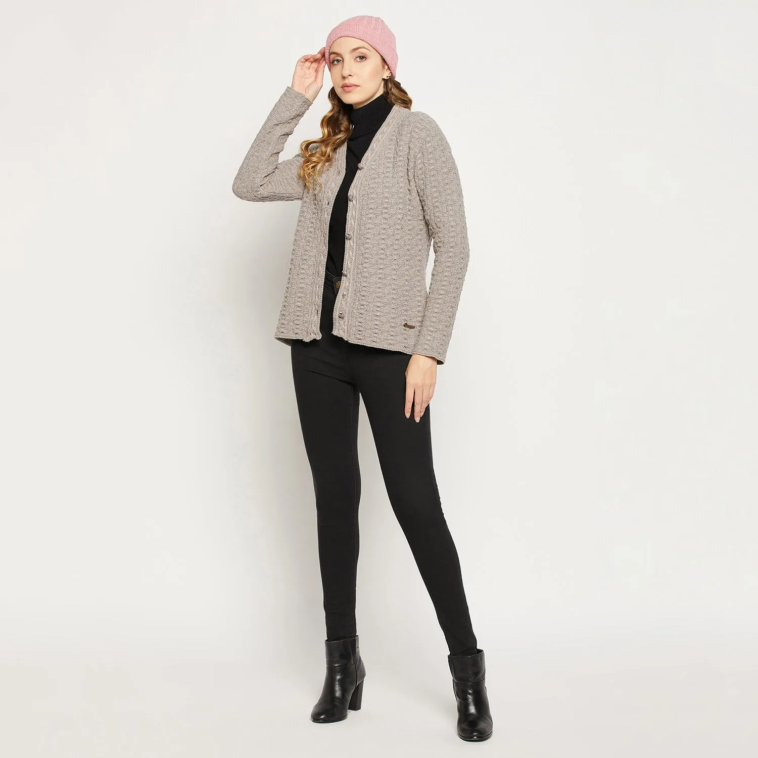 Duke Stardust Women Full Sleeve Cardigan (SDS9722)