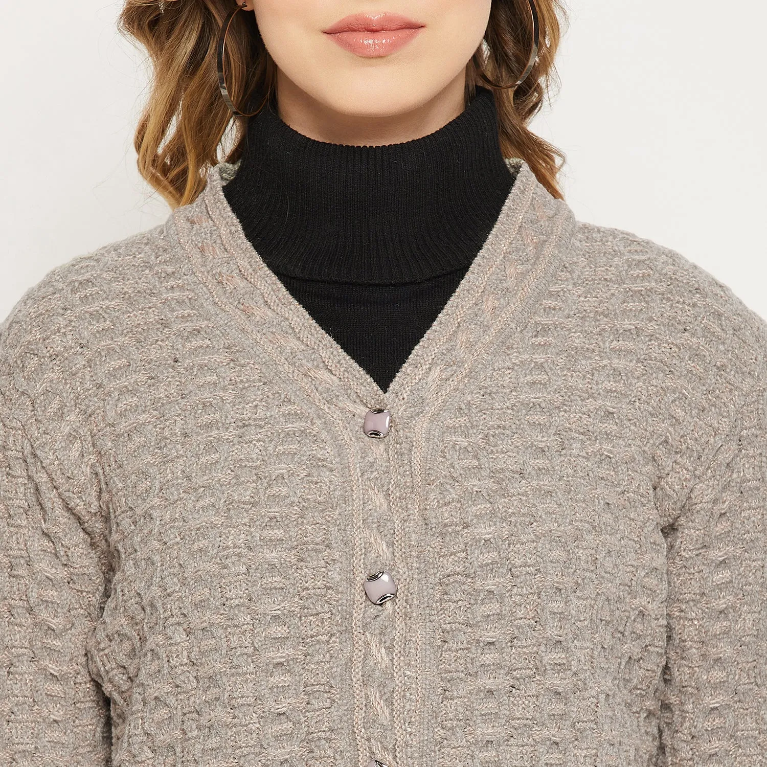Duke Stardust Women Full Sleeve Cardigan (SDS9722)