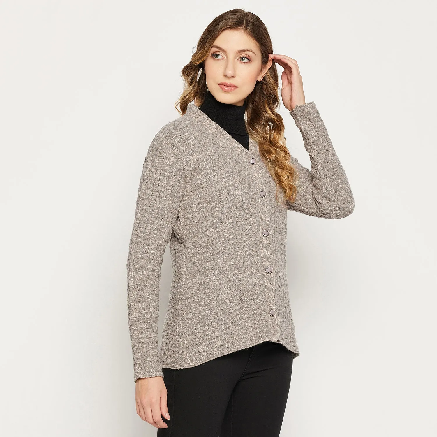 Duke Stardust Women Full Sleeve Cardigan (SDS9722)