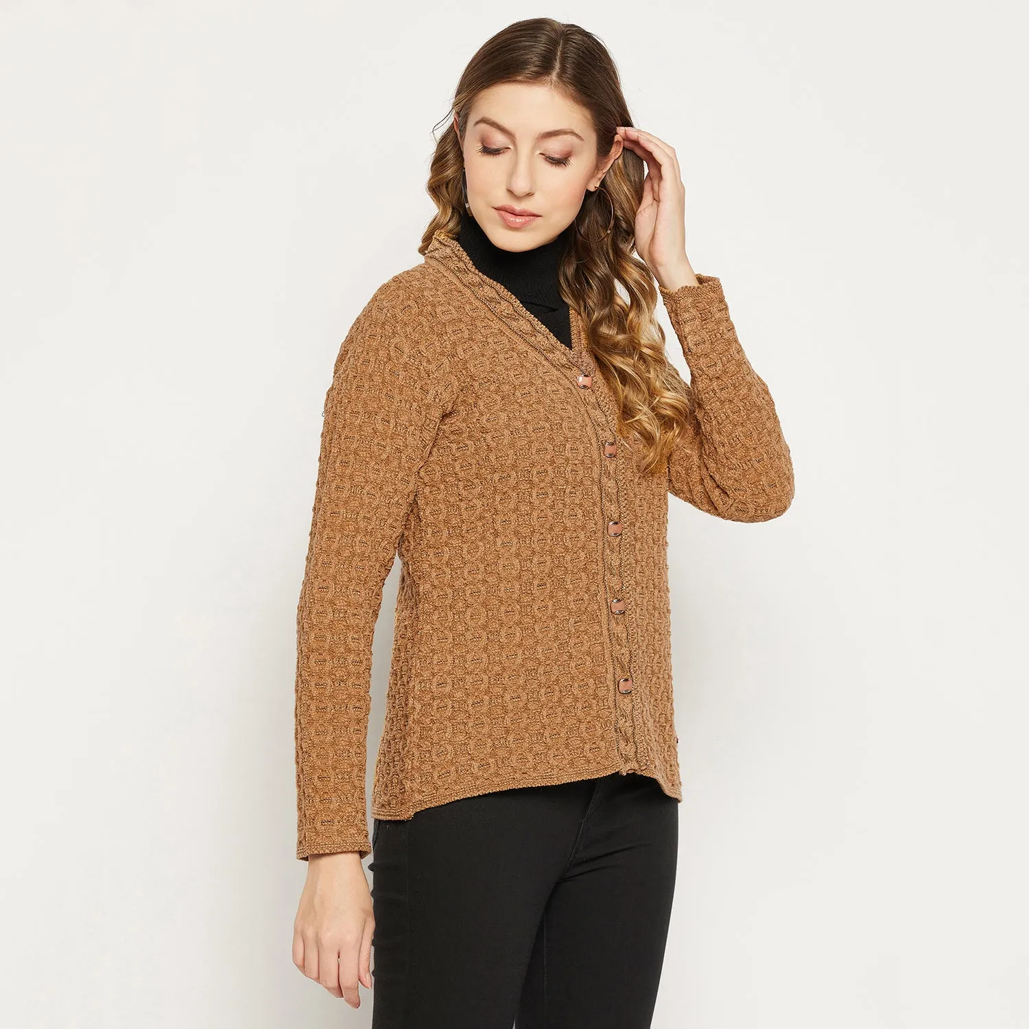 Duke Stardust Women Full Sleeve Cardigan (SDS9722)