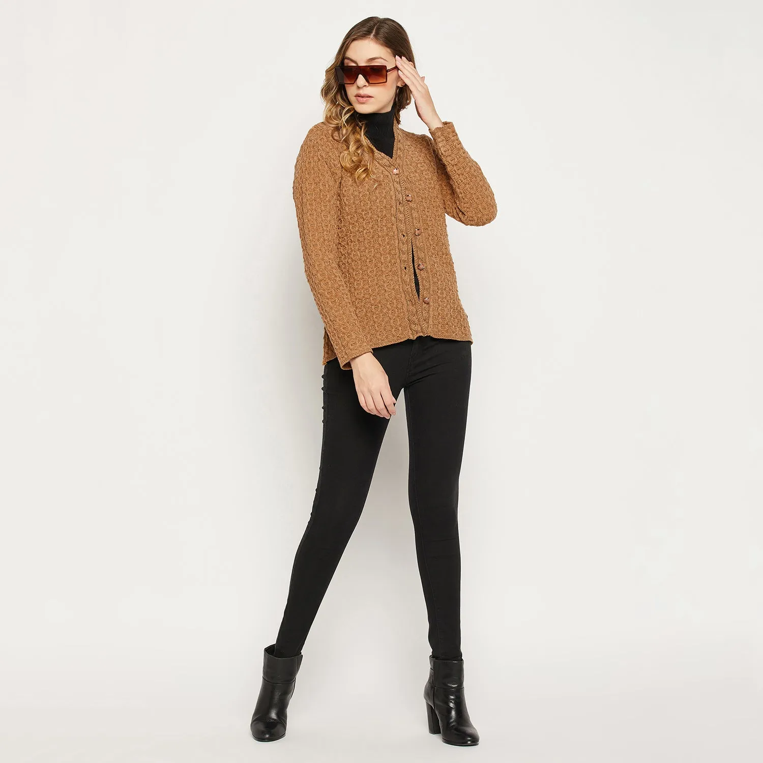 Duke Stardust Women Full Sleeve Cardigan (SDS9722)