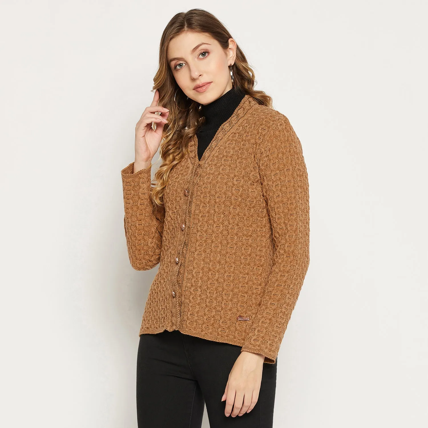 Duke Stardust Women Full Sleeve Cardigan (SDS9722)