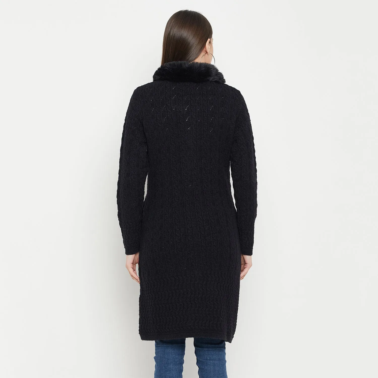 Duke Stardust Women Full Sleeve Long Cardigan (SDS1201)