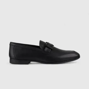 Formales Leather Loafers Black 678A-13-A16