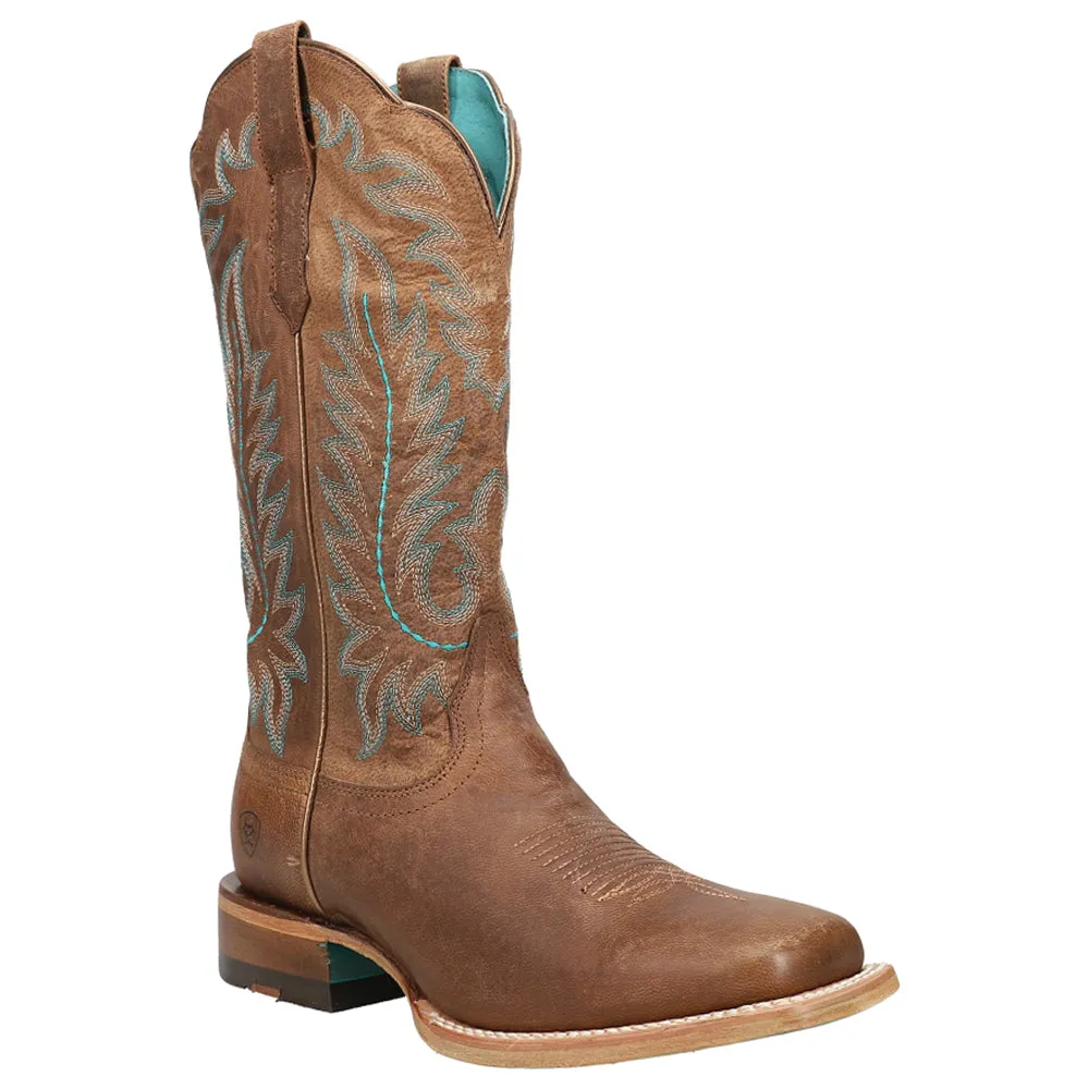 Frontier Tilly Embroidered Square Toe Cowboy Boots