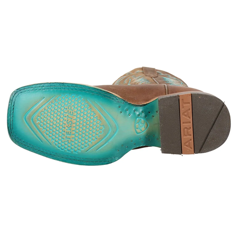 Frontier Tilly Embroidered Square Toe Cowboy Boots