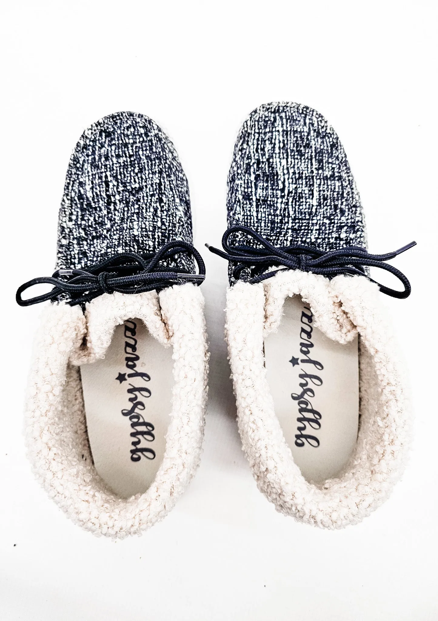 Gypsy Jazz Marsha Black Sherpa Slip-On Shoes