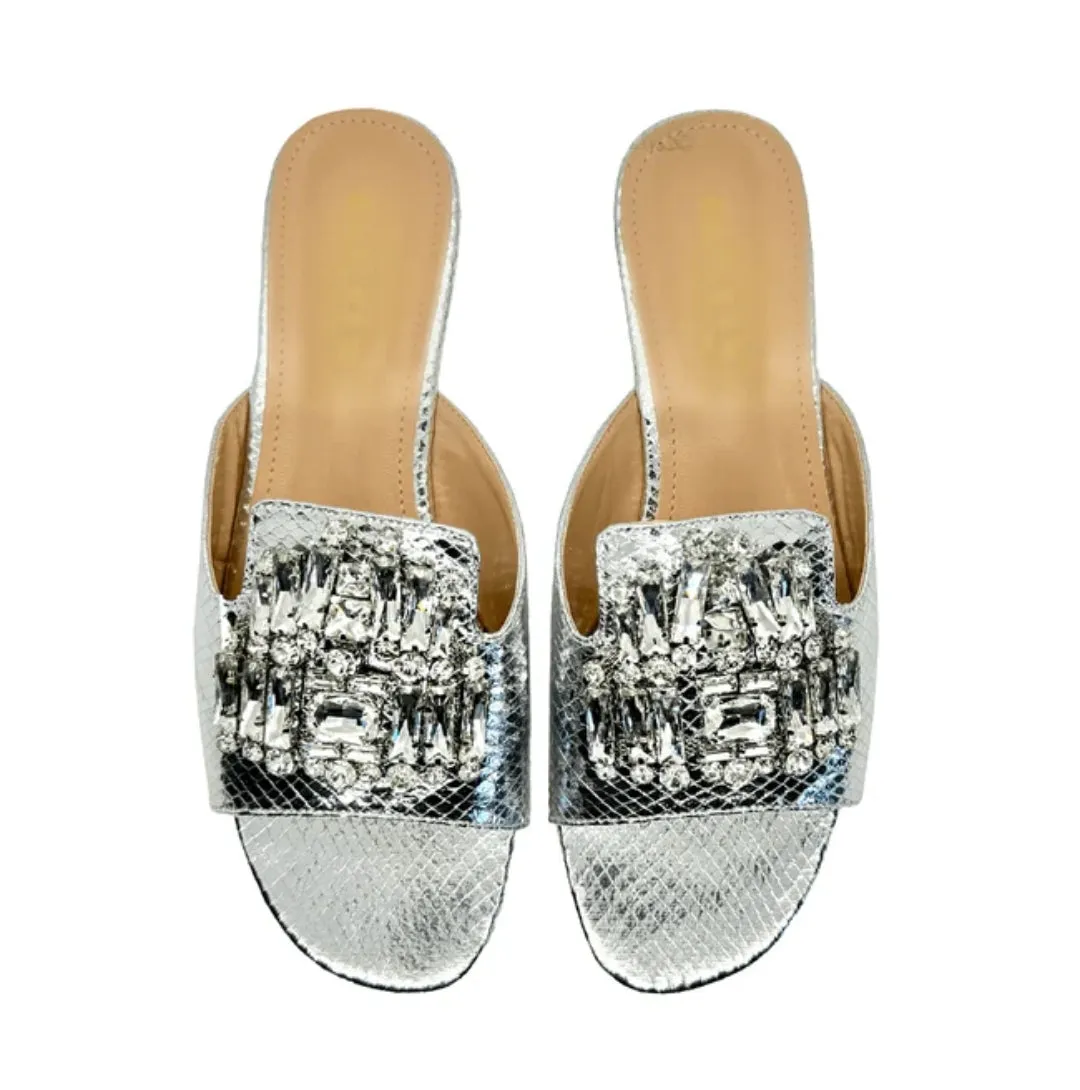 Hidden Jewels Bedazzled Flats