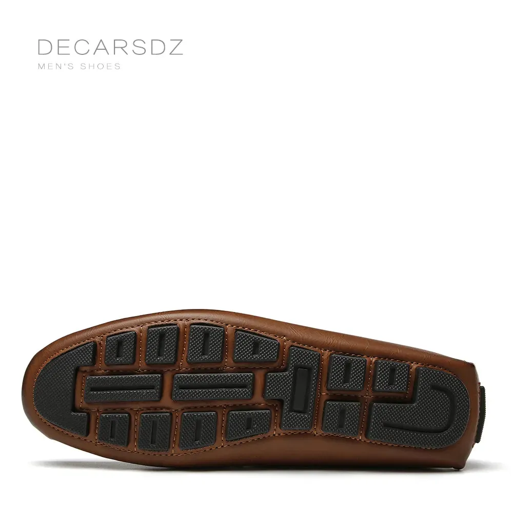Men Comfy Flats Leather Classic Original Style Loafers Shoes