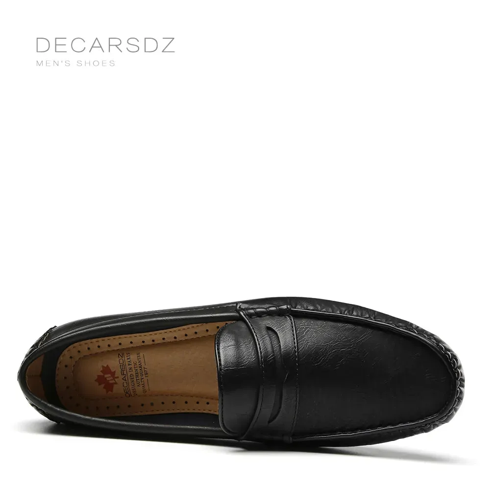 Men Comfy Flats Leather Classic Original Style Loafers Shoes