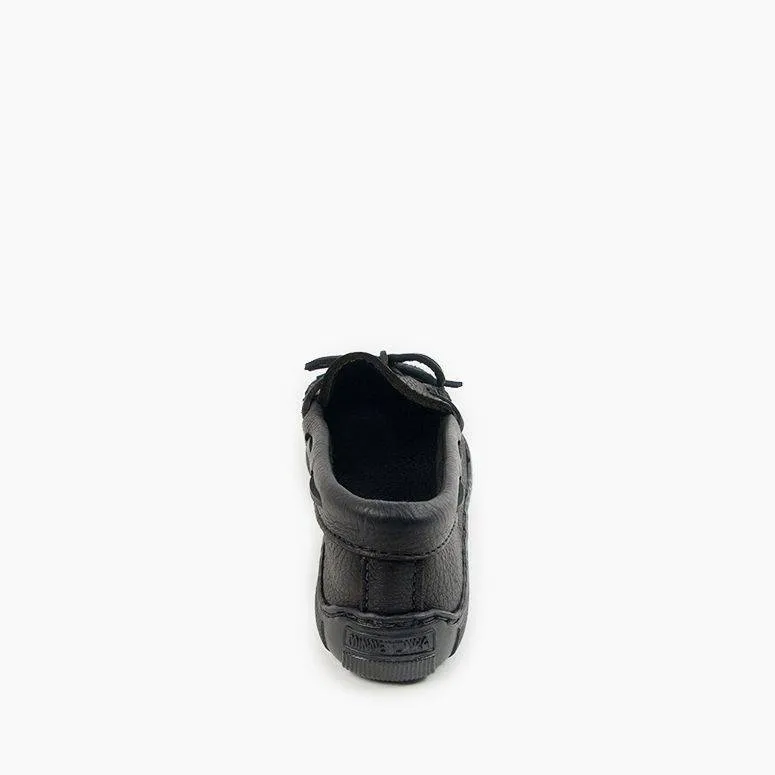 Women's Moosehide Classic Moccasin in Black